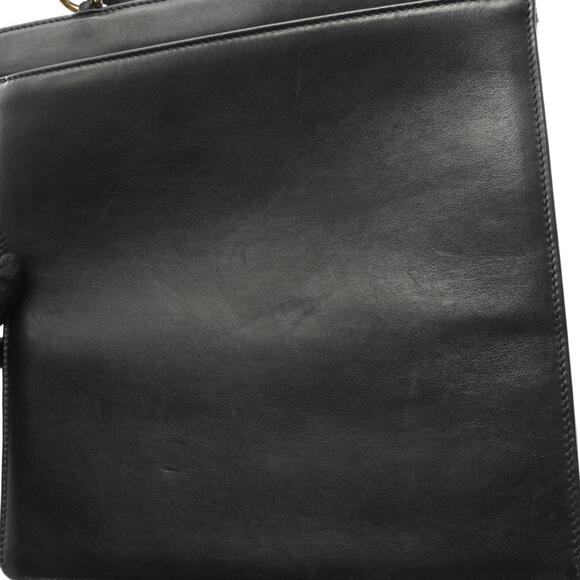 CHANEL Black Lambskin Leather Tote Bag